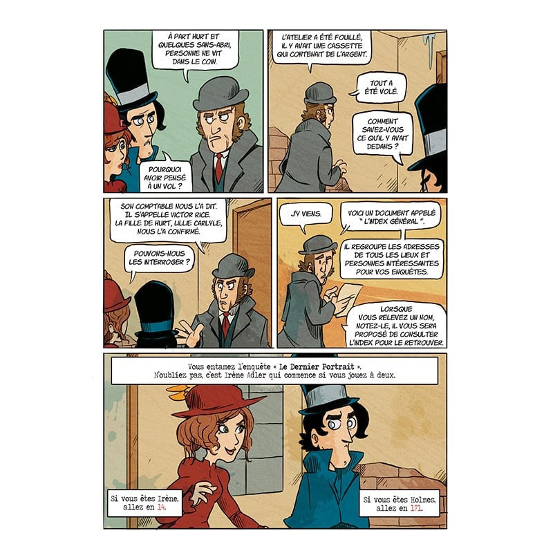 BD dont vous êtes le héros : Sherlock Holmes Le Défi d'Irène Adler T4 