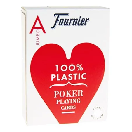 Jeu de 54 cartes 100% Plastique Fournier 