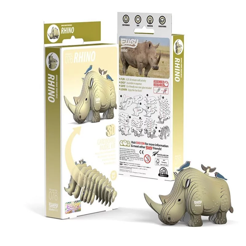 Eugy 3D Modèle - Rhinocéros 