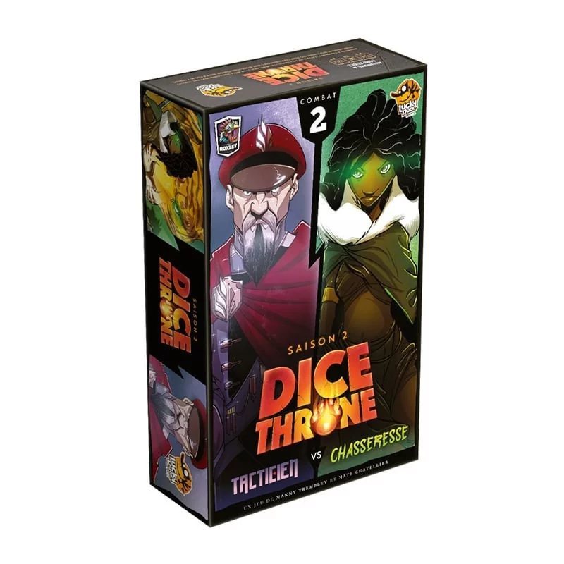 Dice Throne : Tacticien vs Chasseresse 