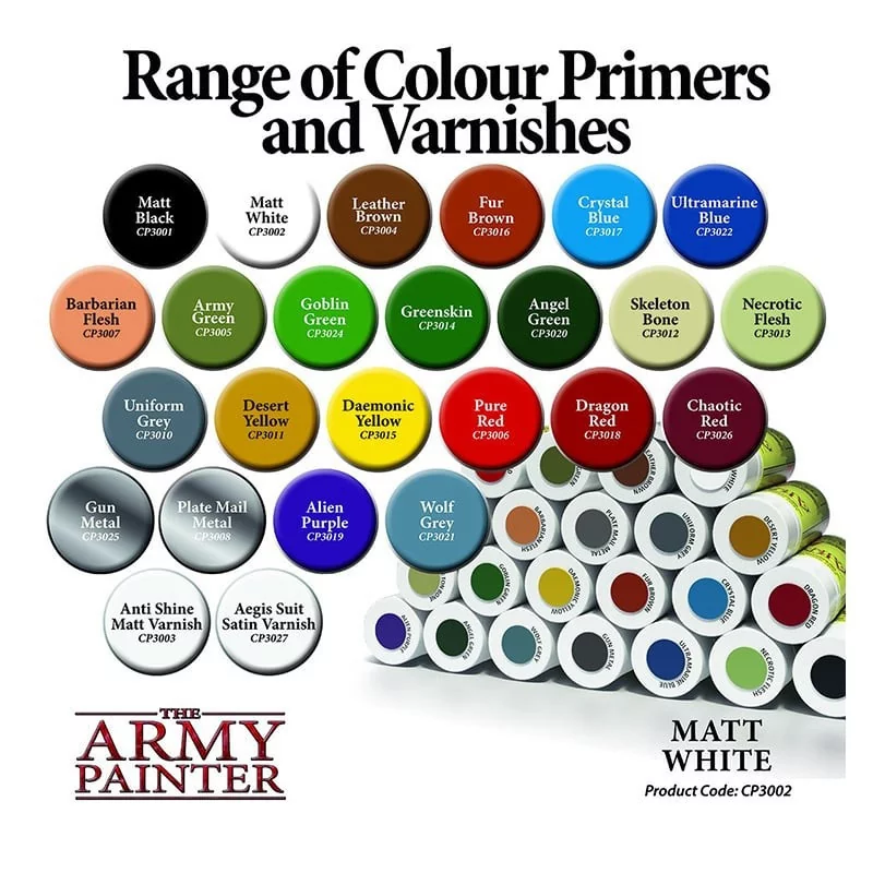 Army Painter : Base Primer - Uniform Grey Army Painter : Base Primer - Uniform Grey