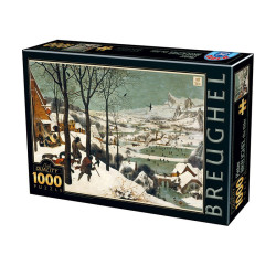 Hunters in the snow - Breughel  - 1000p 