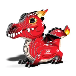 Eugy 3D Modèle - Dragon rouge 