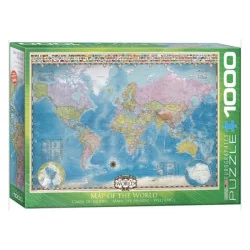 Carte Du Monde - Eurographics 1000p 