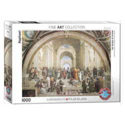 L'école d'Athènes - Michel-Ange - Eurographics 1000p 