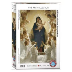 La vierge et les anges - Bouguereau - Eurographics 1000p 