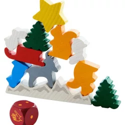 Pyramide d'animaux de Noël 