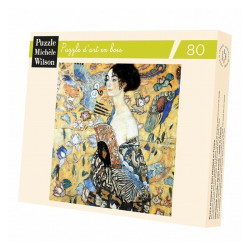 Dame à l'éventail (Klimt)-80p 