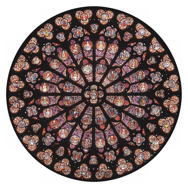 Rosace de Notre-Dame -Puzzle bois 80p 