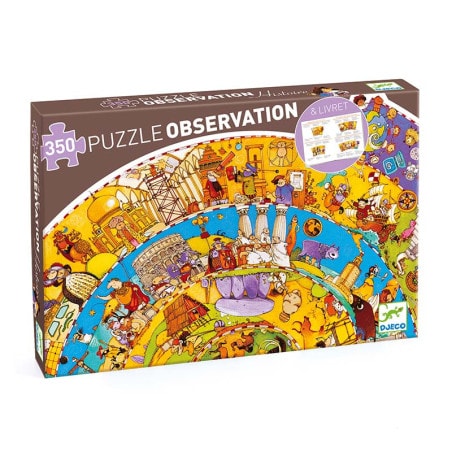 Puzzle Observation Histoire - 350 pièces - Djeco