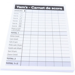 Yam's, bloc de score 