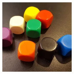 D6 vierges opaques (16 mm) 