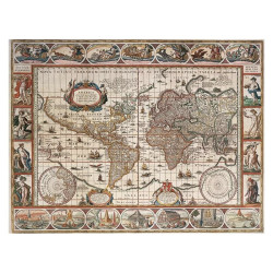 PUZZLE - 2000P : MAPPEMONDE 1650 