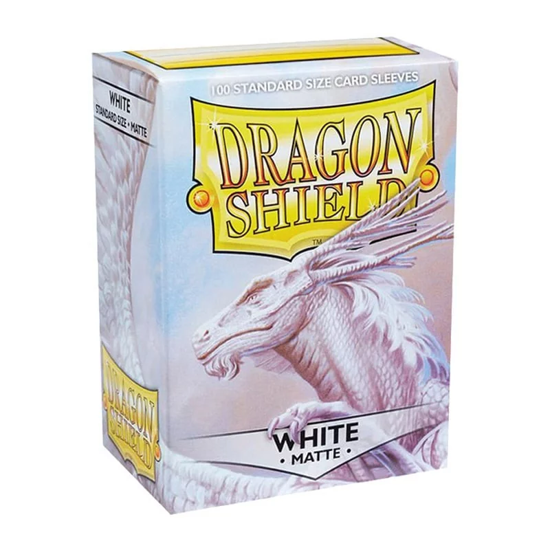 Dragon Shield Matte : White (100 sleeves) 