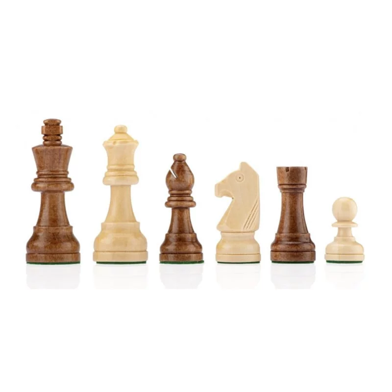 Pièces échecs T3 coffret bois 