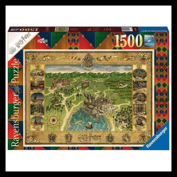 Puzzle Ravensburger - Harry Potter carte de Poudlard 1500p 