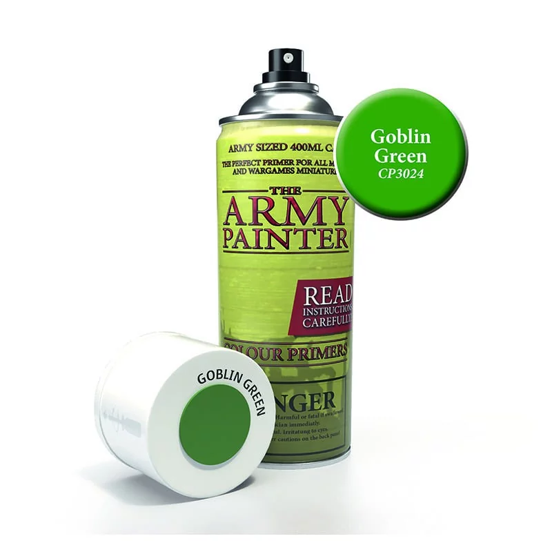 Army Painter : Base Primer - Goblin Green 