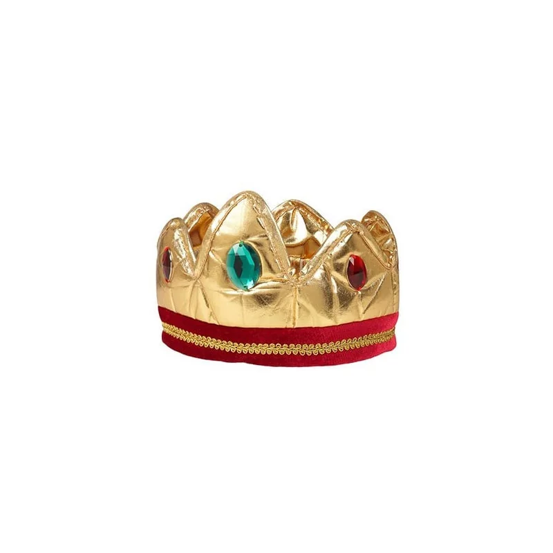 Couronne Louis or et rouge 4-8 ans 