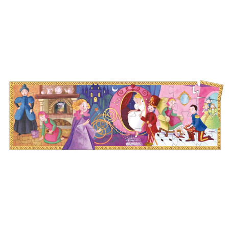 Puzzle silhouette Cendrillon - 36 pièces - Djeco