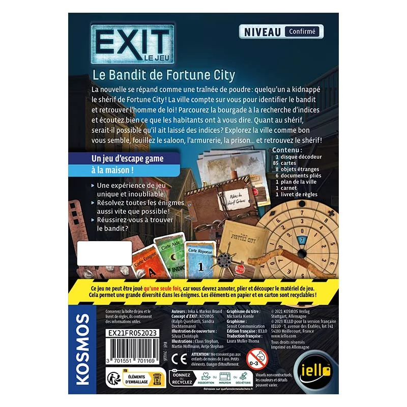 Exit 21 : Le bandit de Fortune City (confirmé)