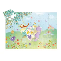 Puzzle silhouette La princesse du printemps - 36 pièces - Djeco