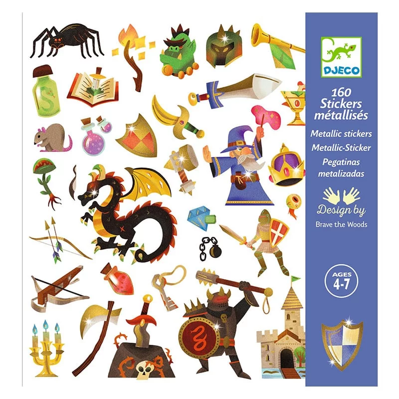 Planche de stickers 'Arbre de Vie Chouettes' multicolore - 50x70 cm -  [R1829]