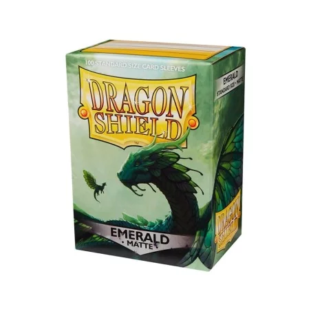 Dragon Shield Matte : Emerald (100 sleeves)