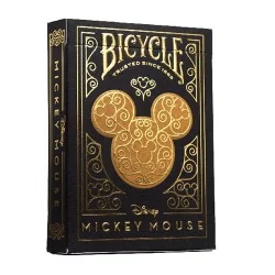 Cartes Bicycle Mickey Mouse Black & Gold