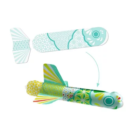 3 poissons volants à colorier - Do it yourself : Koinobori