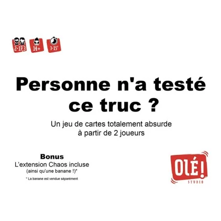 Personne n'a testé ce truc ?