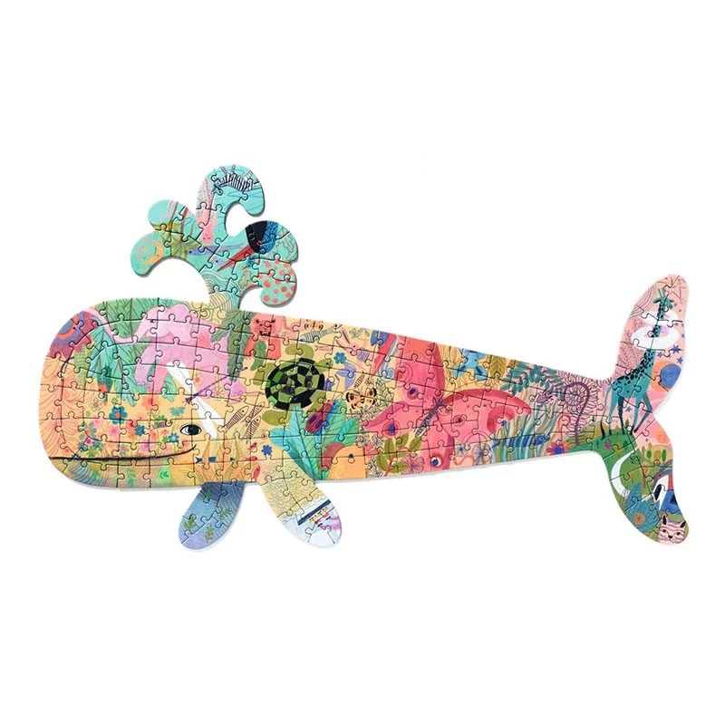 Puzzle 150 pièces - Puzz'Art whale - Djeco