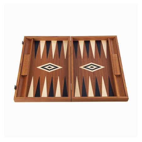 Backgammon manopoulos 30cm Acajou