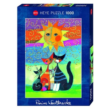 Puzzle 1000p Wachtmeister Chats Soleil - Heye