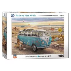Puzzle 1000 p - love & hope vw bus - Eurographics
