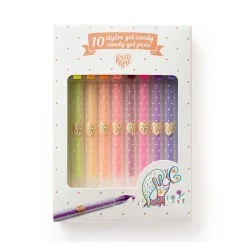 10 stylos gel candy