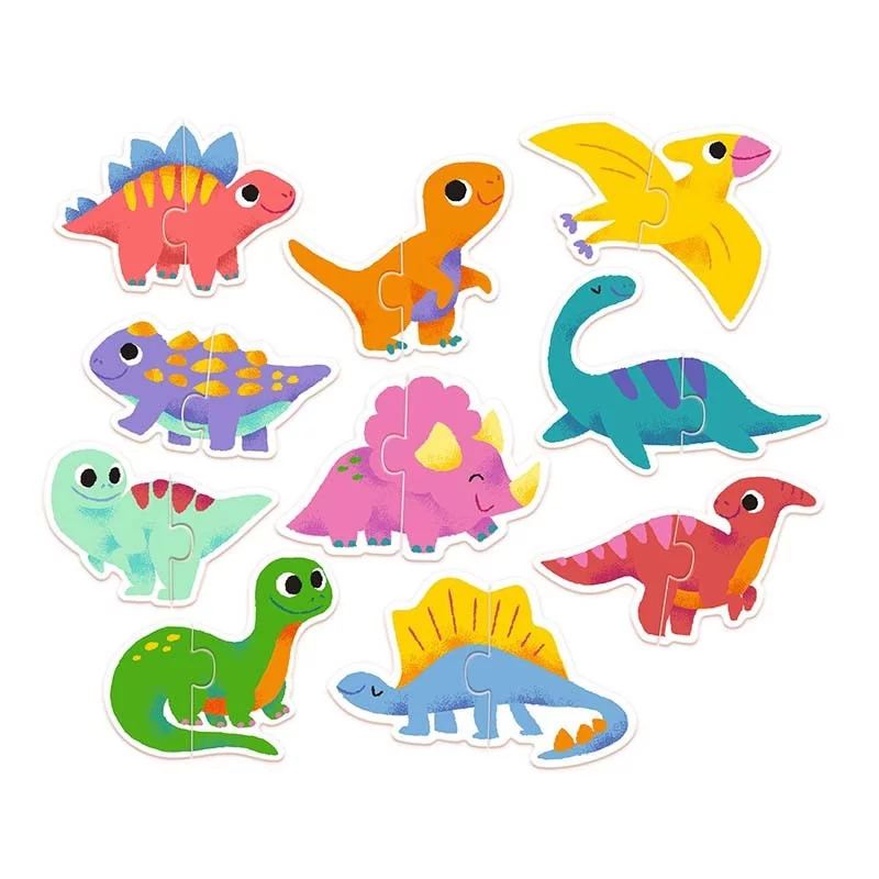 Puzzle Duo - Duo Dinos - Djeco