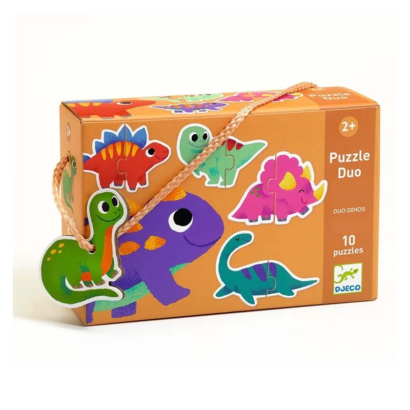 Puzzle Duo - Duo Dinos - Djeco