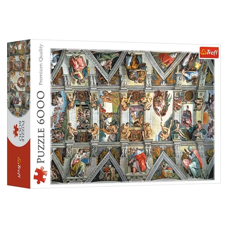 Puzzle 6000 pièces - La voûte de la chapelle Sixtine, Michel-Ange - Trefl