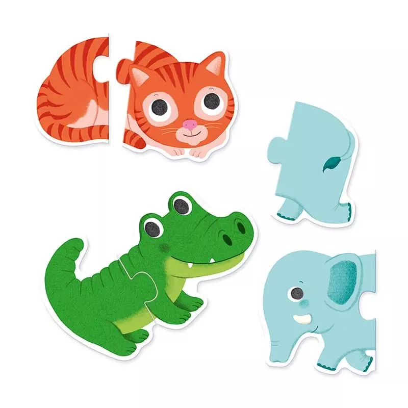 Puzzle duo Animaux - Djeco