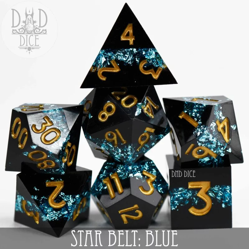 Set de 7 dés : Star Belt : Blue