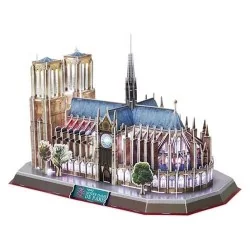 Puzzle Notre Dame de Paris Led 3D CubicFun