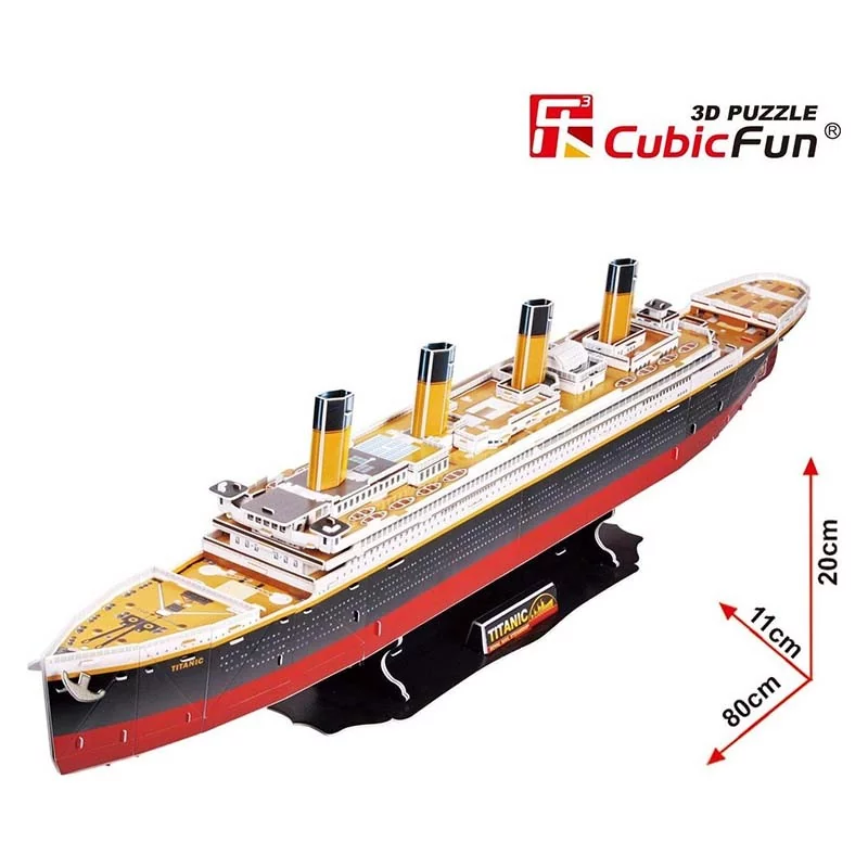 Puzzle Titanic grand model 3D Cubic Fun