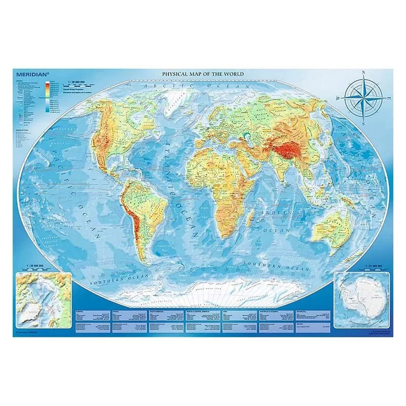 Puzzle 4000 pièces - Grande carte du monde - Trefl