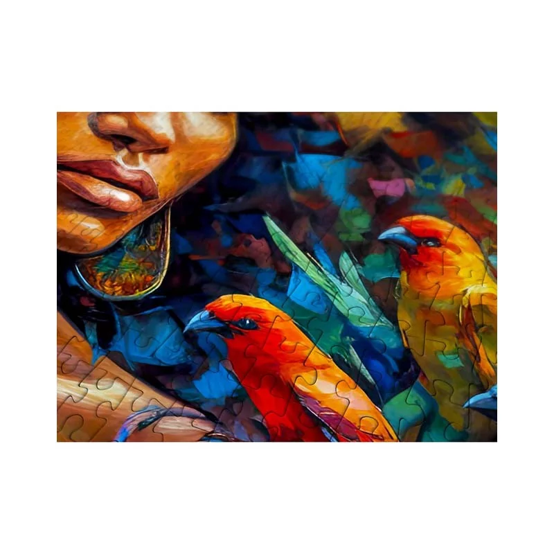 Puzzle 1000 pièces - Feathury Queen Puzzle 1000 pièces - Feathury Queen