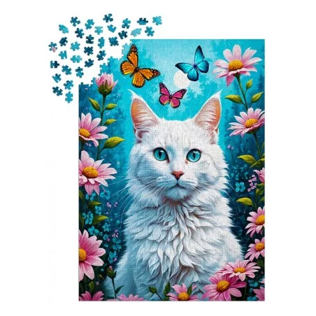 Puzzle 1000 pièces - White Cat