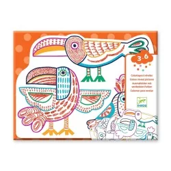 Coloriage : Familles sauvages Djeco