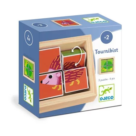 Puzzle en bois : Tournibist - Djeco