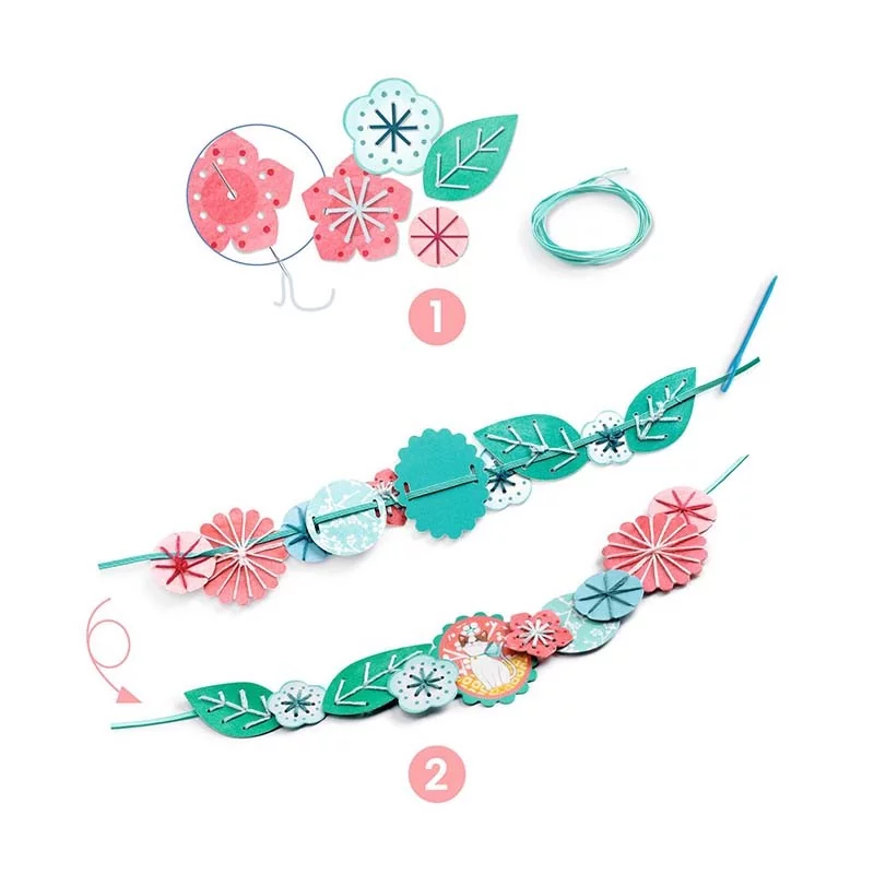 Do it yourself : Collier à créer Flora - Djeco Do it yourself : Collier à créer Flora - Djeco