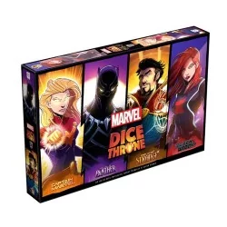 Dice Throne Marvel - Black Panther, Captain Marvel, Black Widow, Dr Strange