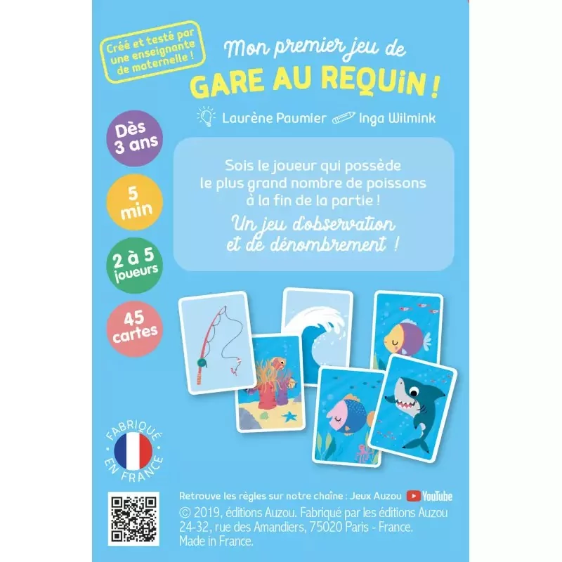 Mon premier jeu de Gare au requin - Auzou